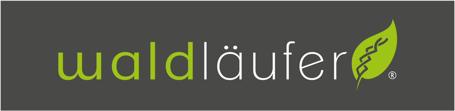 waldlaeufer logo dark grey bg