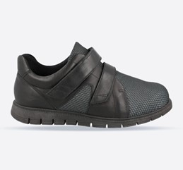 DB Shoes - Fraser - Leather/mesh - Black