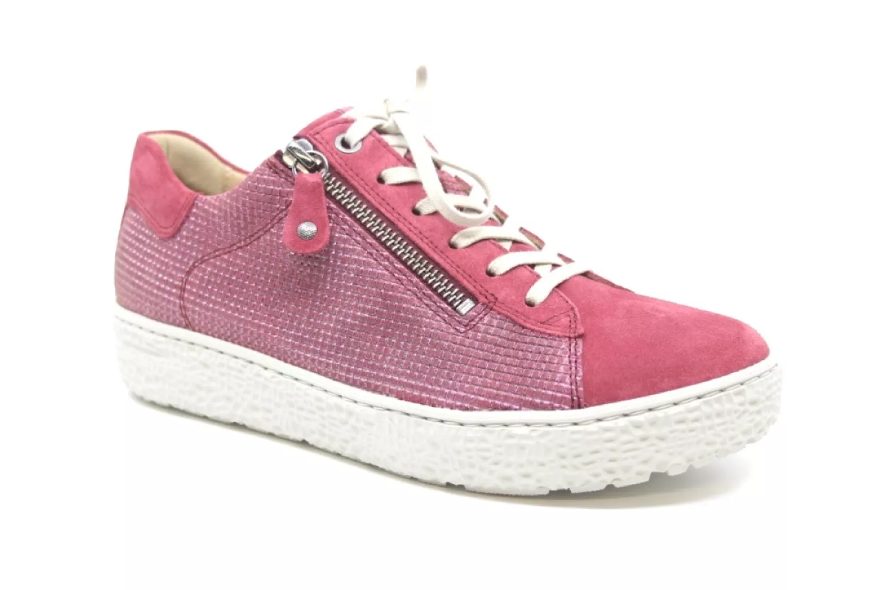 Hartjes - Phil shoe - velour  Pragung - Kirsch Kirsch