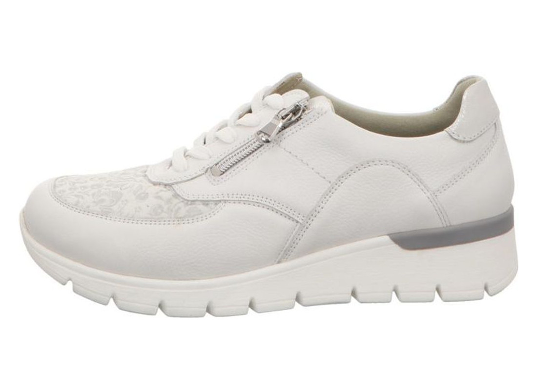 Waldlaufer - K Ramona - Leather/Synthetic upper - White Silver