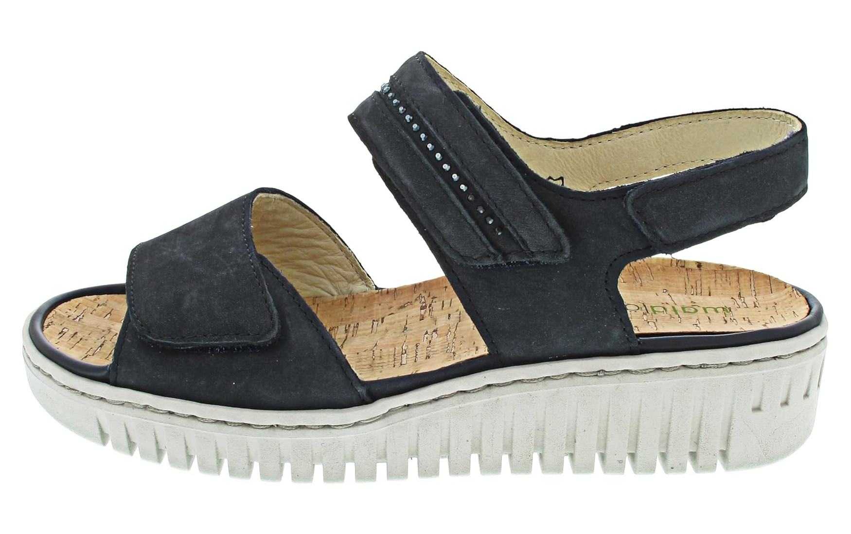 Waldlaufer - K Valerie - Nubuck Leather - Deep Blue