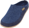 Haflinger Blizzard Skane Wool Slippers – Denim Blue (718025)