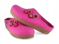 Haflinger Grizzly Kanon Pure Wool Slippers - Pink (731023)