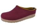 Haflinger Grizzly Kris Woolfelt Clogs - Bordeaux (711056)